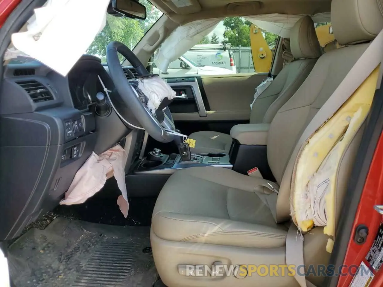 7 Фотография поврежденного автомобиля JTEKU5JR3N5993331 TOYOTA 4RUNNER 2022