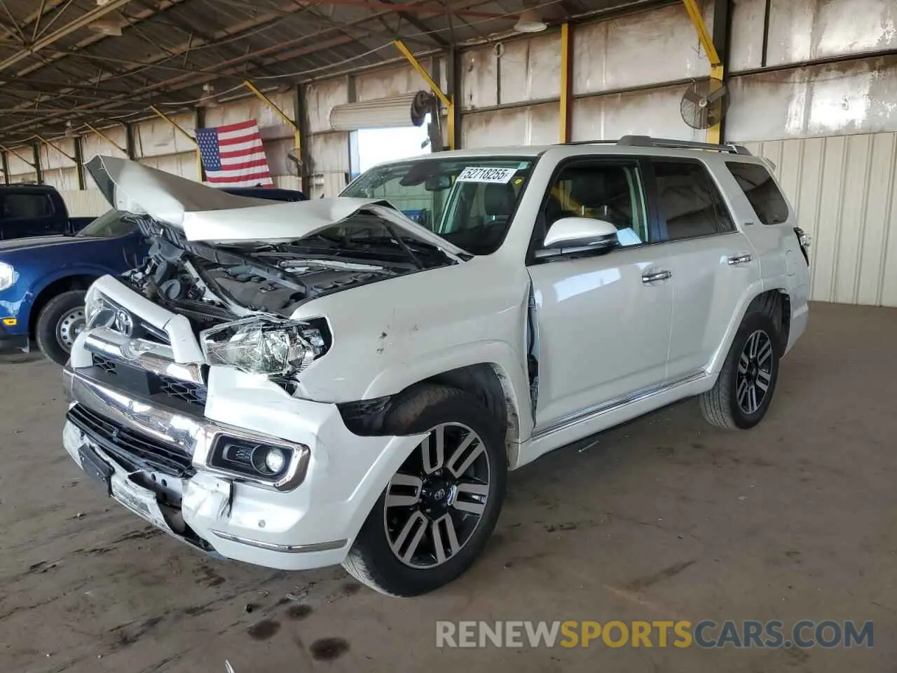 1 Photograph of a damaged car JTEKU5JR3N5994933 TOYOTA 4RUNNER 2022