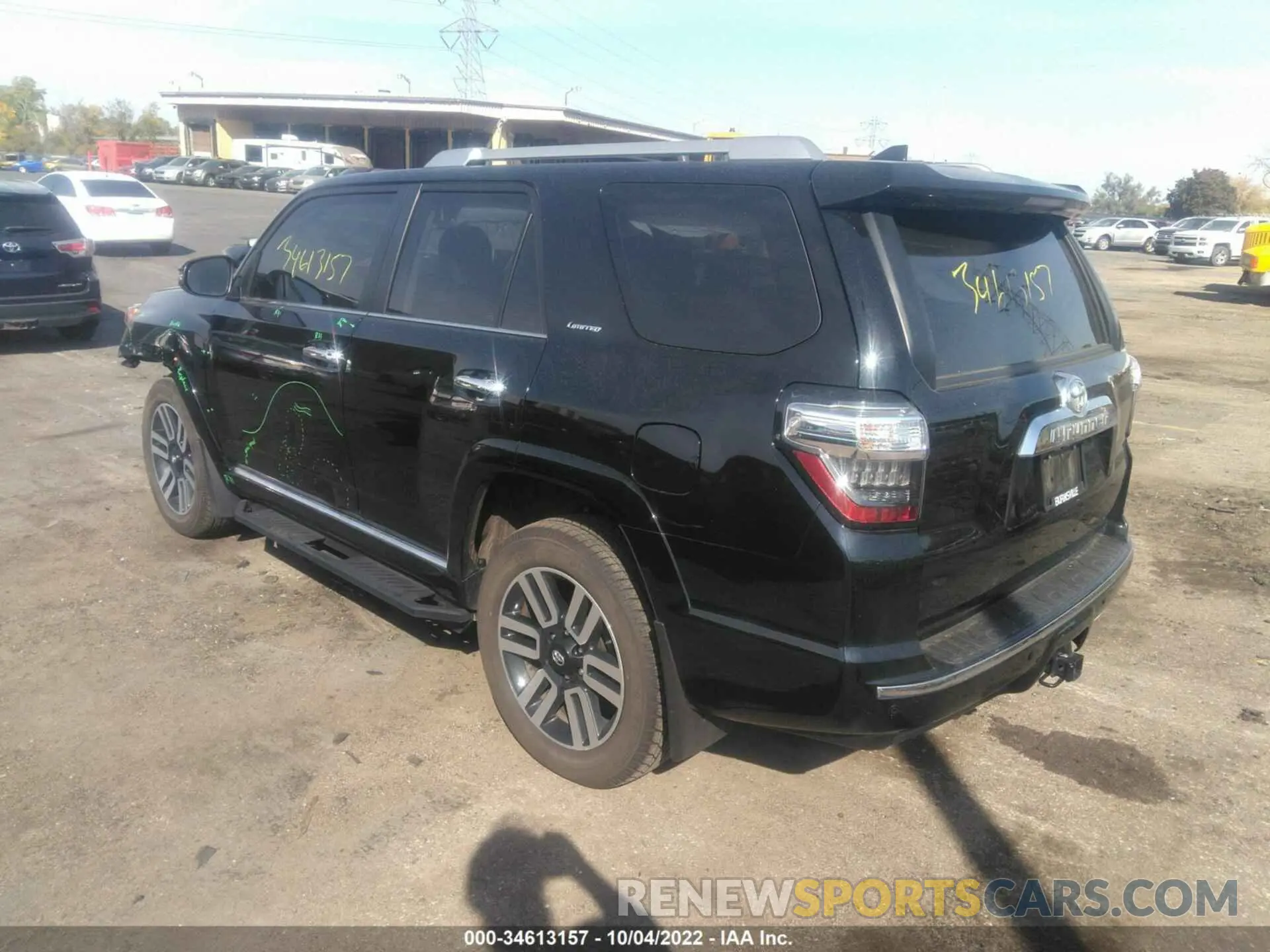 3 Фотография поврежденного автомобиля JTEKU5JR7N5998290 TOYOTA 4RUNNER 2022