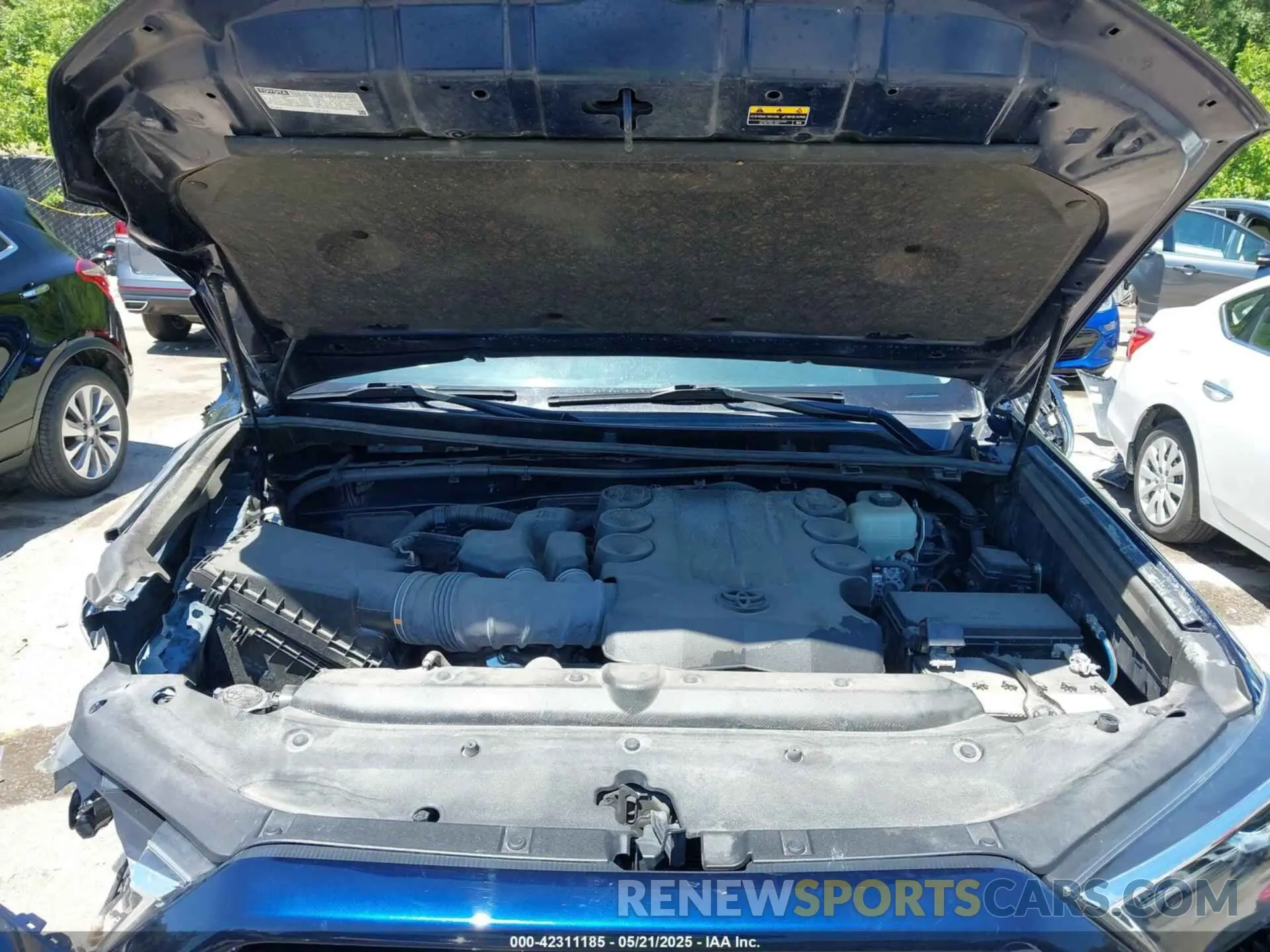 10 Фотография поврежденного автомобиля JTEKU5JR8N5983832 TOYOTA 4RUNNER 2022