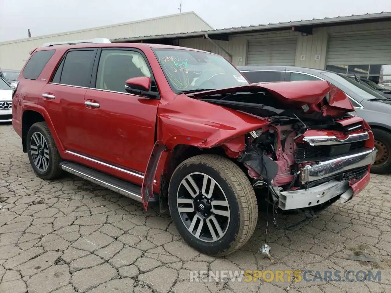 4 Фотография поврежденного автомобиля JTEKU5JR8N5984706 TOYOTA 4RUNNER 2022