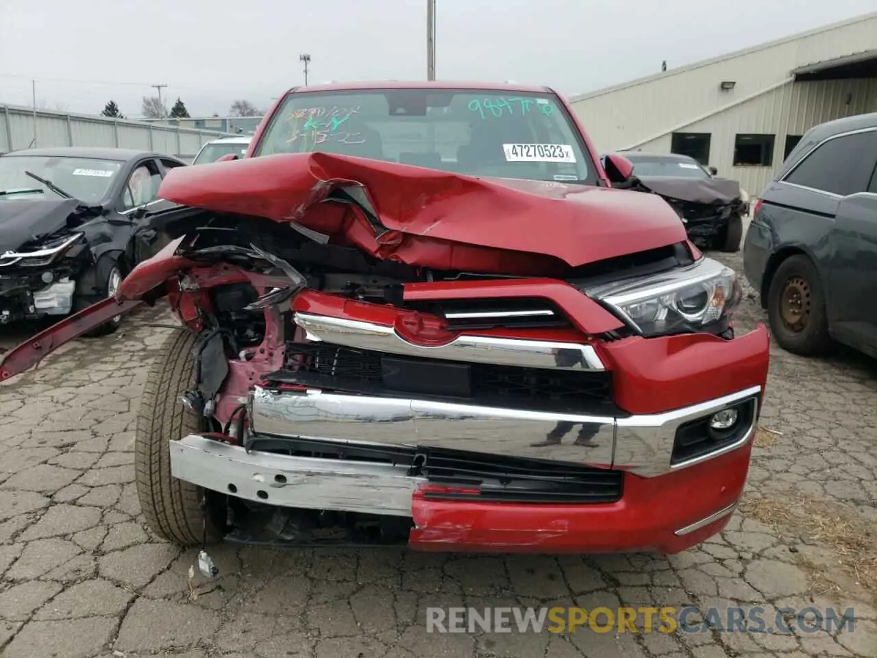 5 Фотография поврежденного автомобиля JTEKU5JR8N5984706 TOYOTA 4RUNNER 2022