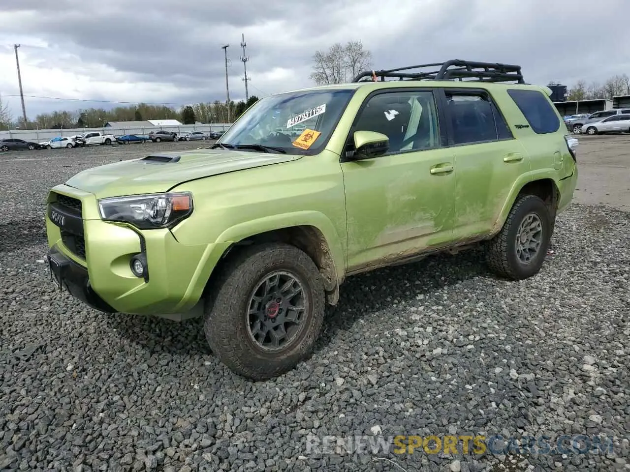 1 Фотография поврежденного автомобиля JTELU5JR5N6084618 TOYOTA 4RUNNER 2022