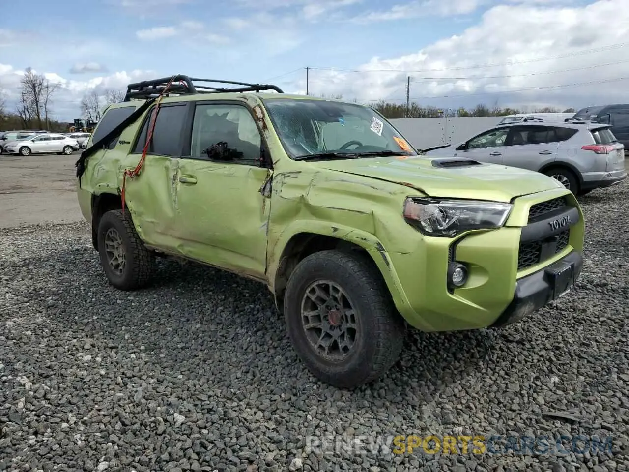 4 Фотография поврежденного автомобиля JTELU5JR5N6084618 TOYOTA 4RUNNER 2022