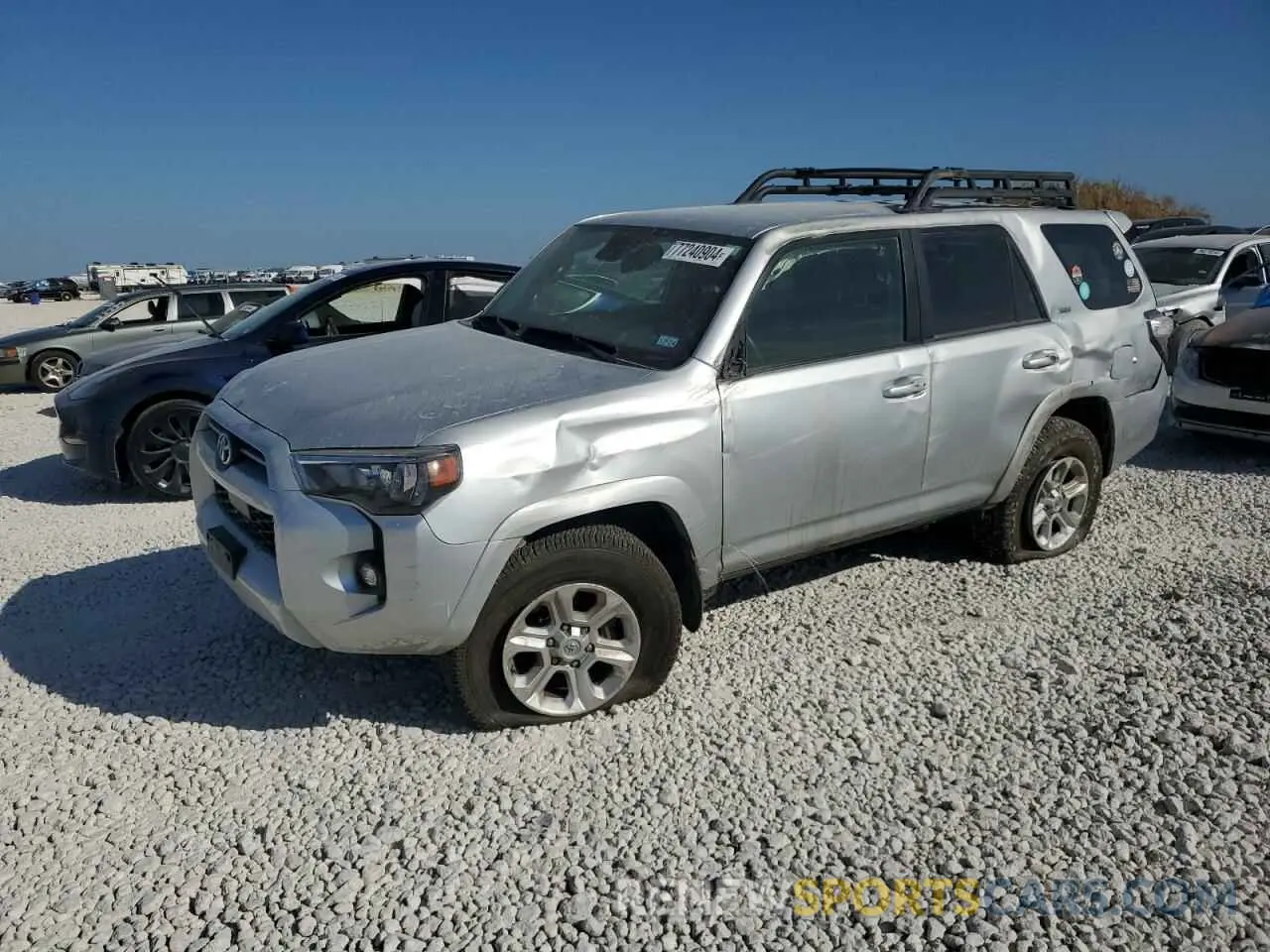 1 Photograph of a damaged car JTEMU5JR0N5983543 TOYOTA 4RUNNER 2022