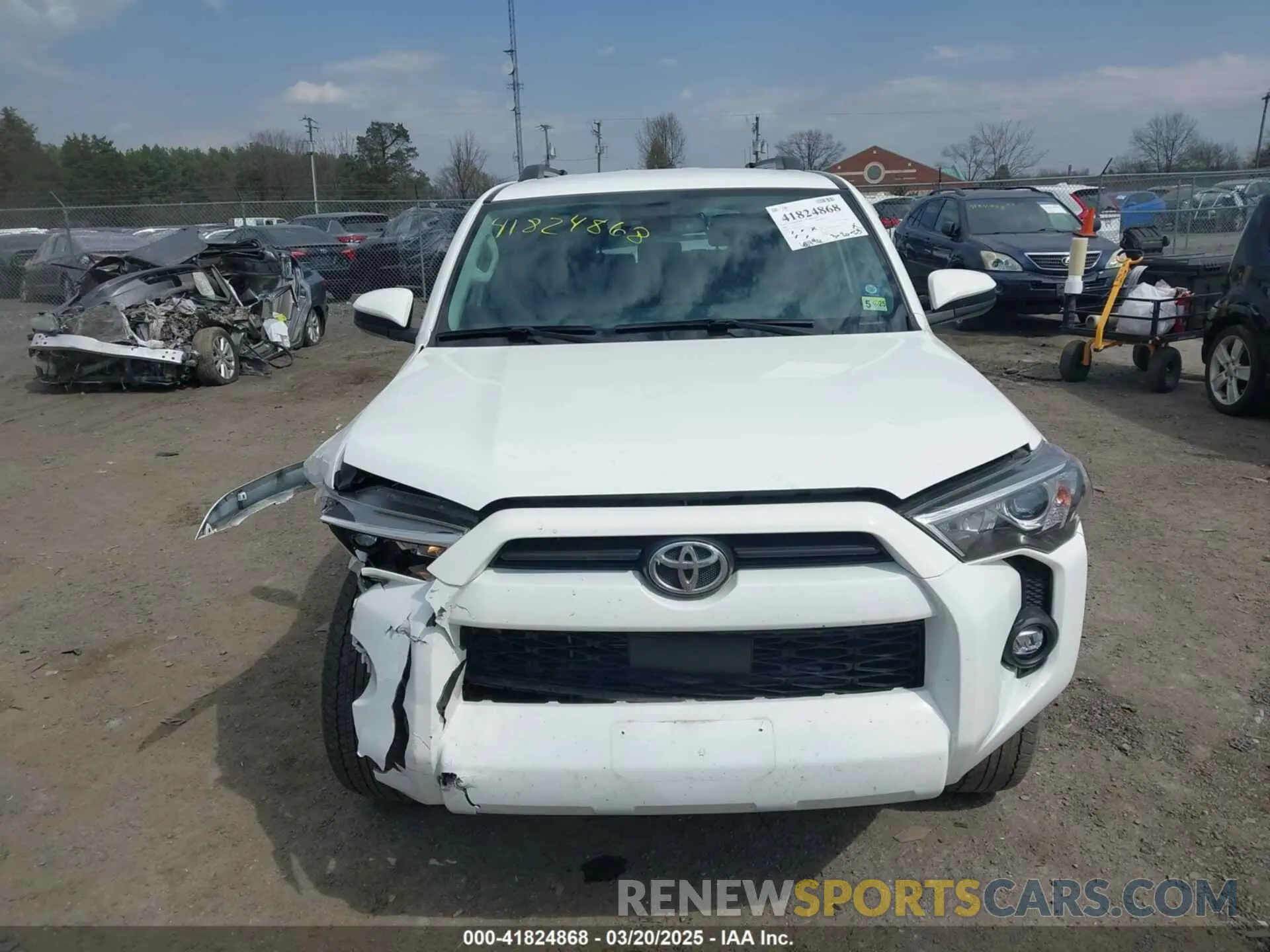 12 Фотография поврежденного автомобиля JTEMU5JR7N6028362 TOYOTA 4RUNNER 2022