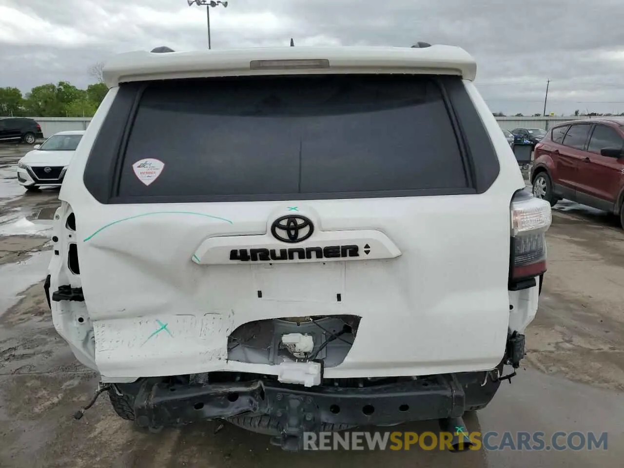 6 Фотография поврежденного автомобиля JTENU5JR2N6044523 TOYOTA 4RUNNER 2022