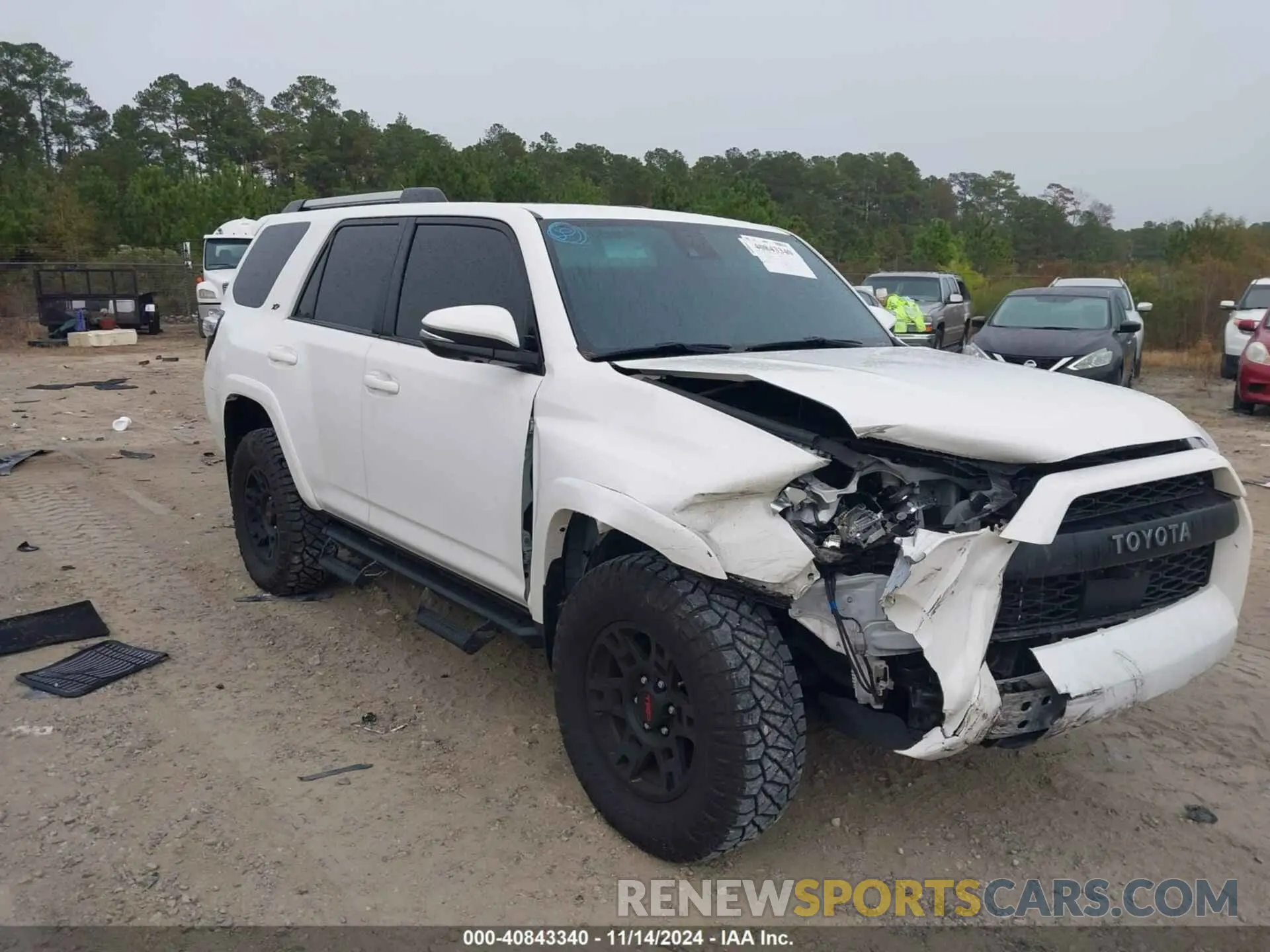 1 Photograph of a damaged car JTENU5JR6N5983860 TOYOTA 4RUNNER 2022