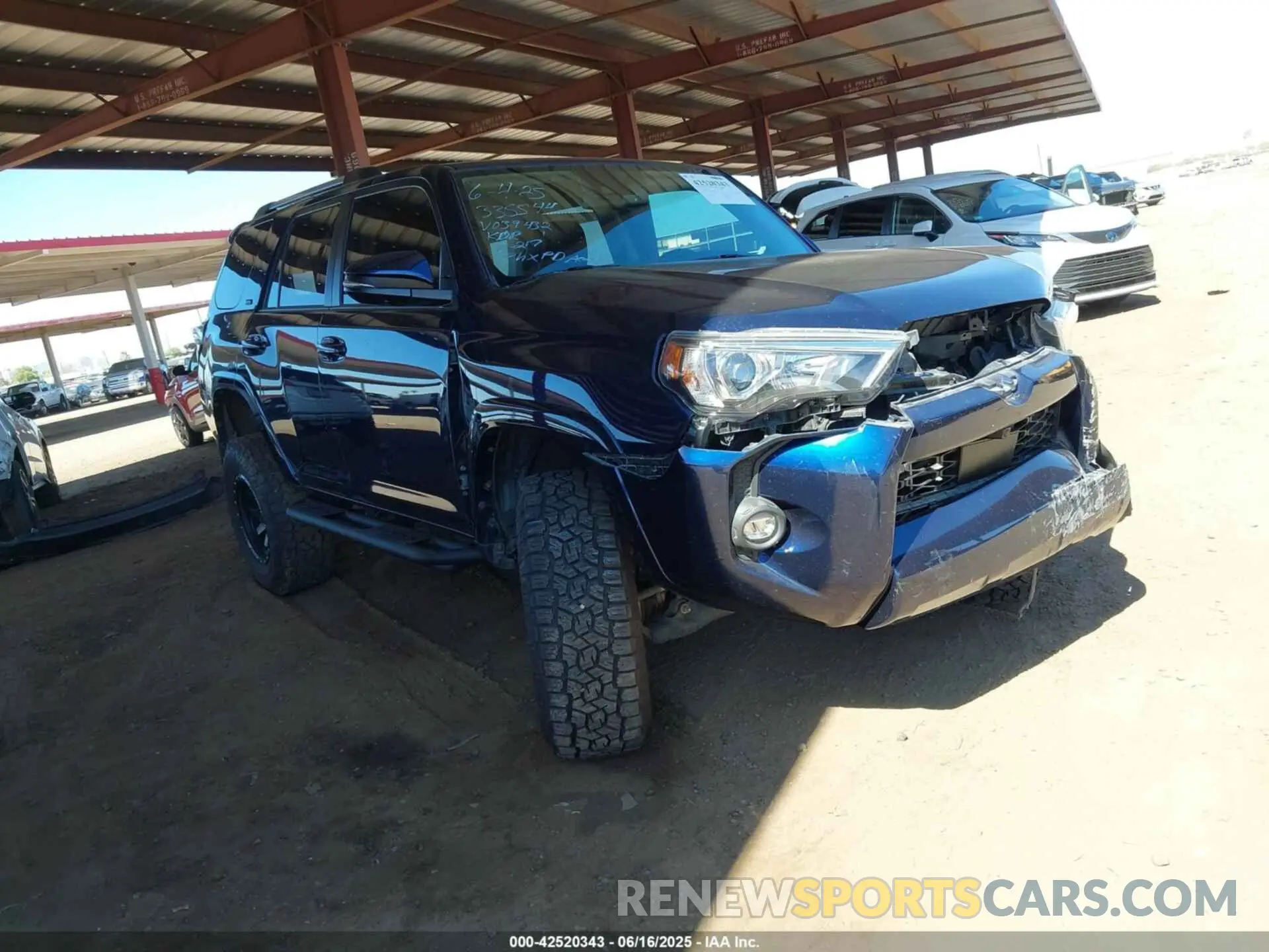 1 Photograph of a damaged car JTENU5JR7N6039432 TOYOTA 4RUNNER 2022
