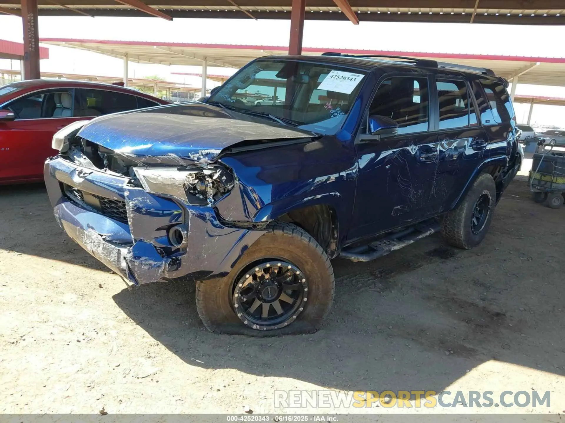 2 Photograph of a damaged car JTENU5JR7N6039432 TOYOTA 4RUNNER 2022