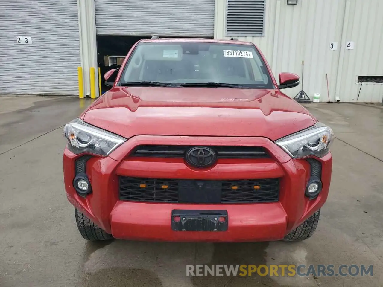 5 Photograph of a damaged car JTENU5JR7N6039589 TOYOTA 4RUNNER 2022