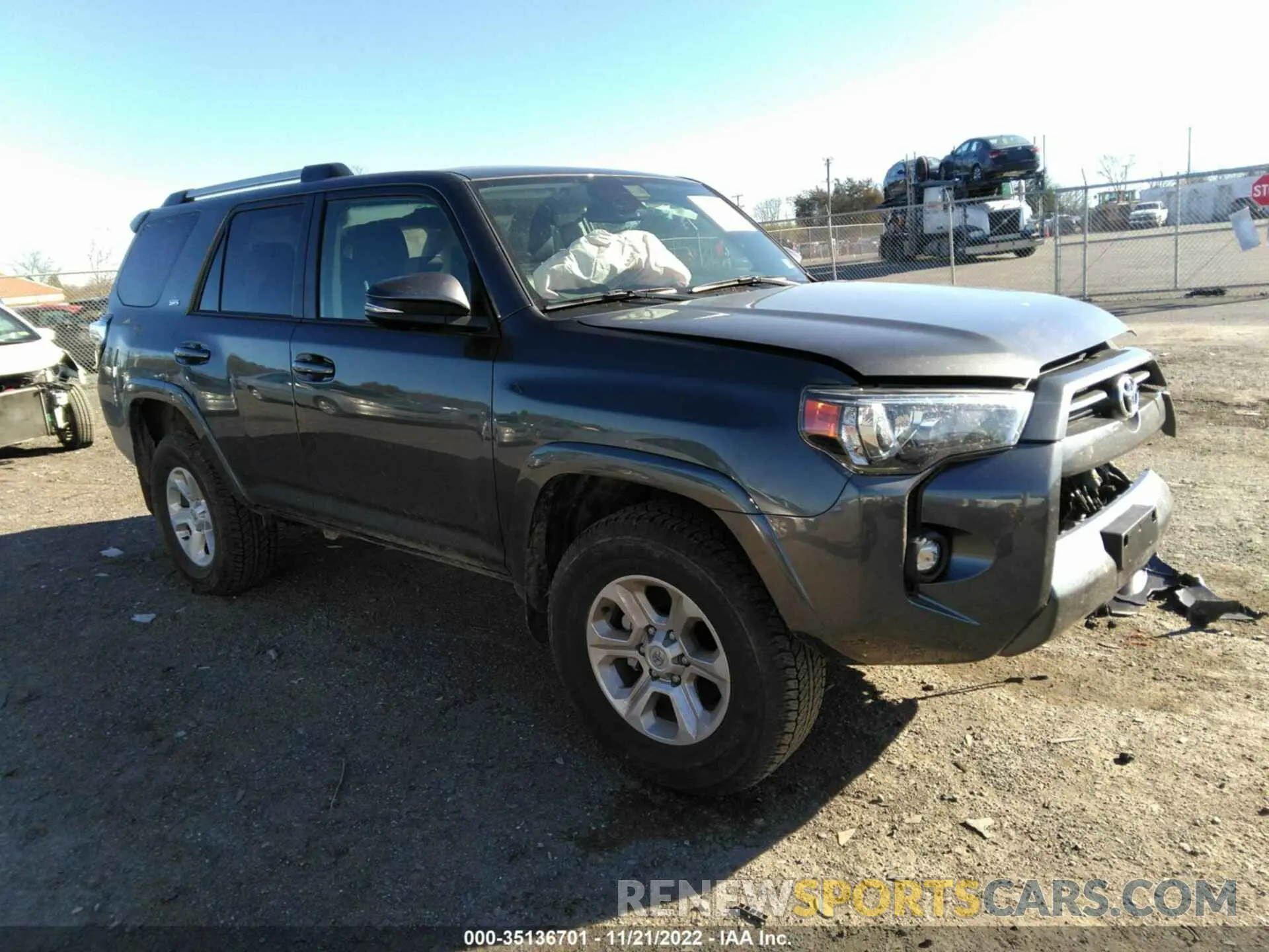 1 Фотография поврежденного автомобиля JTENU5JR7N6081535 TOYOTA 4RUNNER 2022