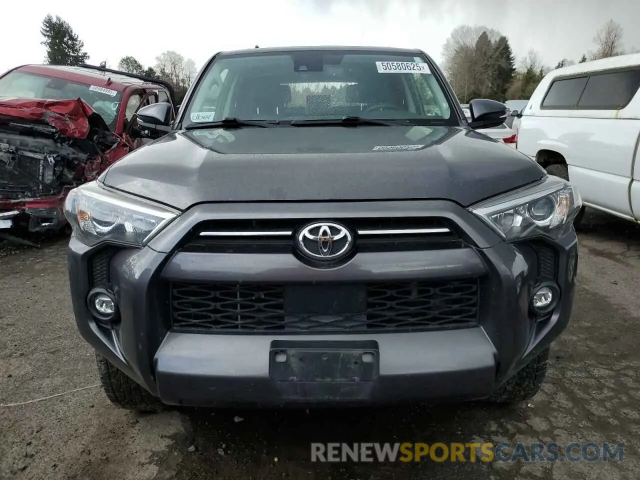 5 Фотография поврежденного автомобиля JTENU5JR9N5986526 TOYOTA 4RUNNER 2022
