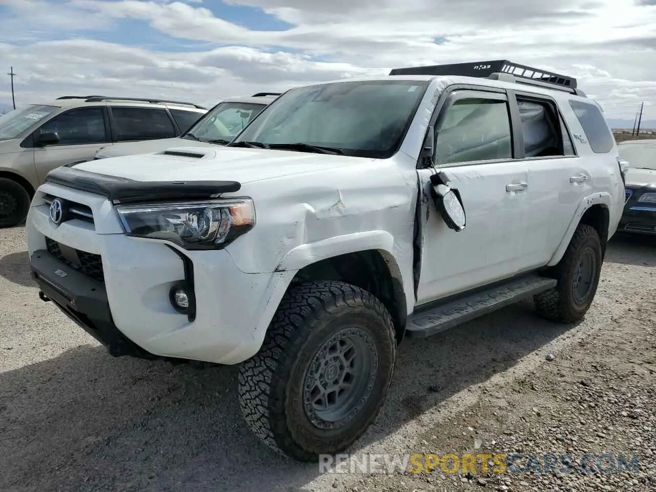 1 Photograph of a damaged car JTEPU5JR1N6016088 TOYOTA 4RUNNER 2022