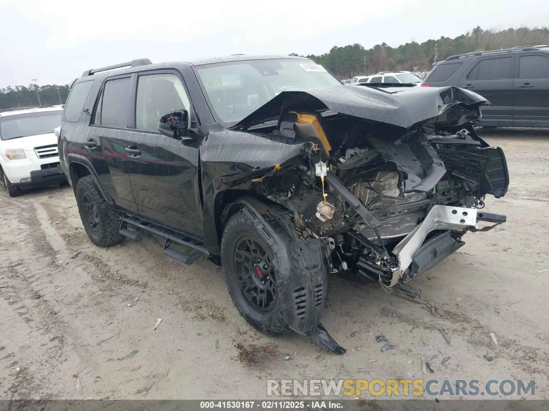 1 Photograph of a damaged car JTEPU5JR1N6037734 TOYOTA 4RUNNER 2022