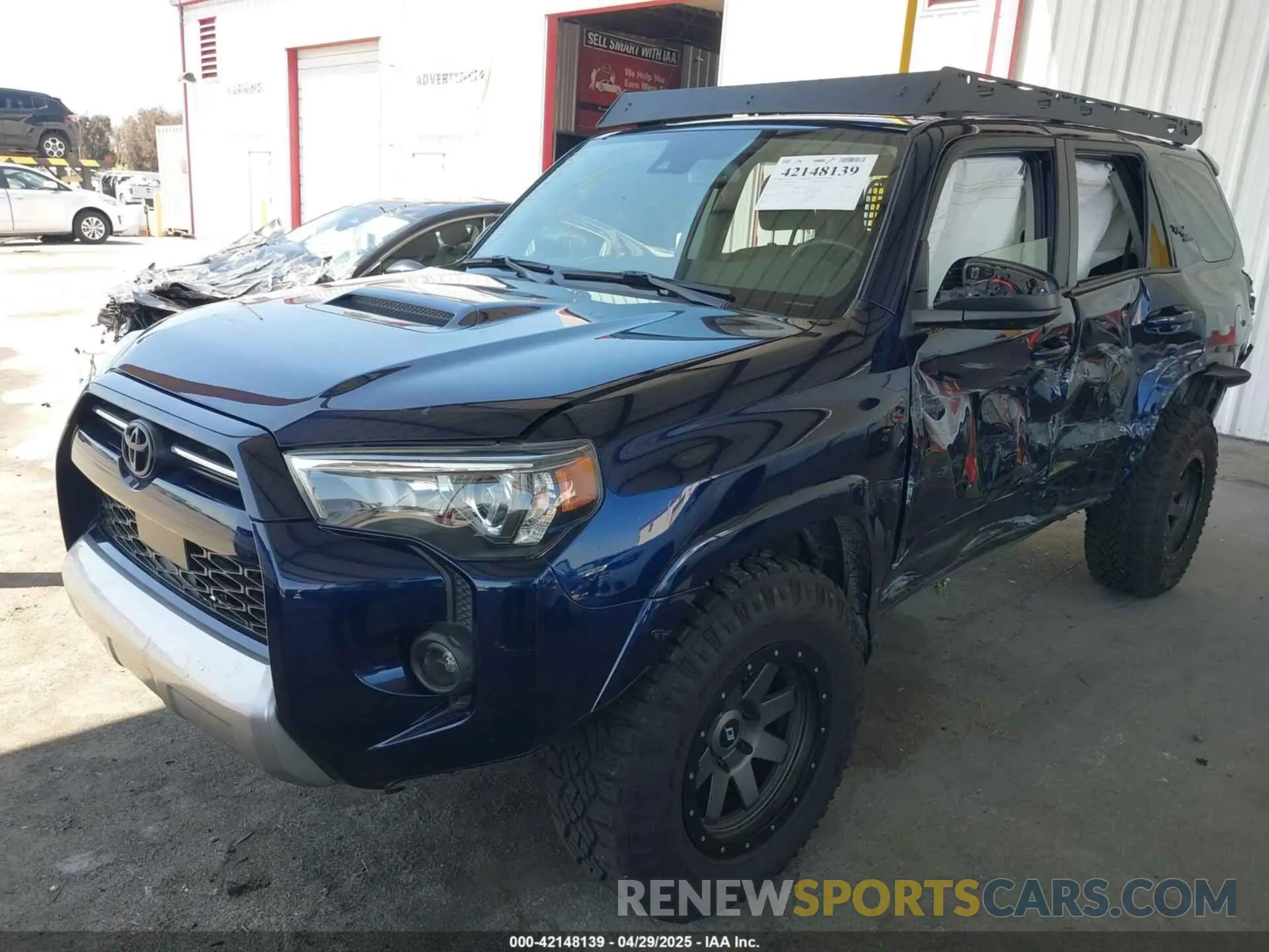 2 Photograph of a damaged car JTEPU5JR9N6051736 TOYOTA 4RUNNER 2022