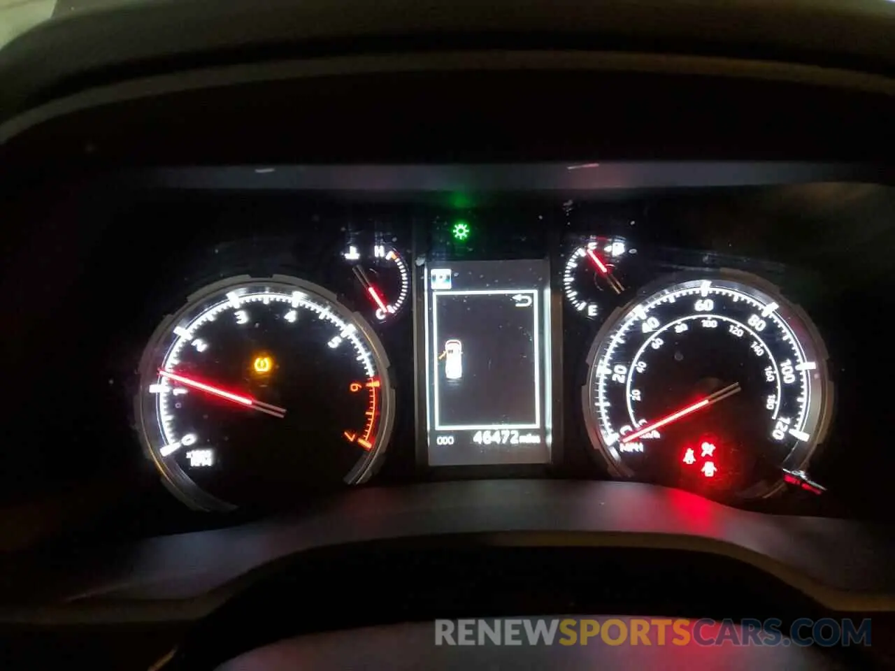 9 Фотография поврежденного автомобиля JTERU5JR0N6033215 TOYOTA 4RUNNER 2022