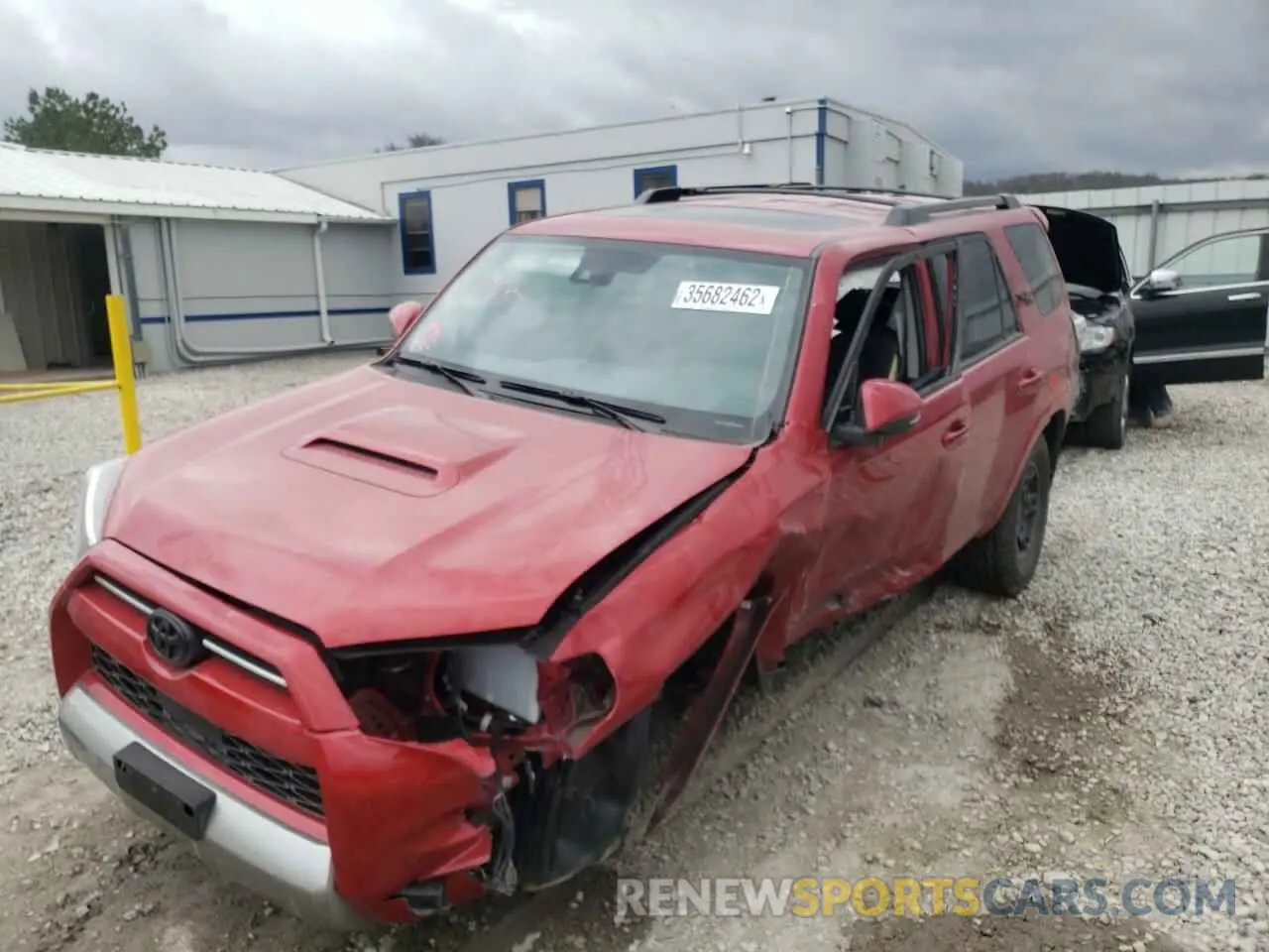 2 Фотография поврежденного автомобиля JTERU5JR3N6001455 TOYOTA 4RUNNER 2022