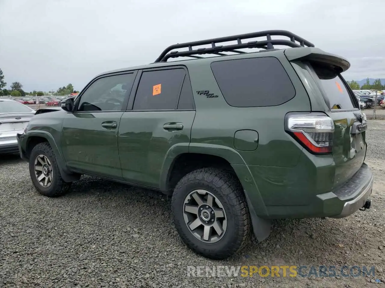 2 Photograph of a damaged car JTERU5JR7N6039464 TOYOTA 4RUNNER 2022