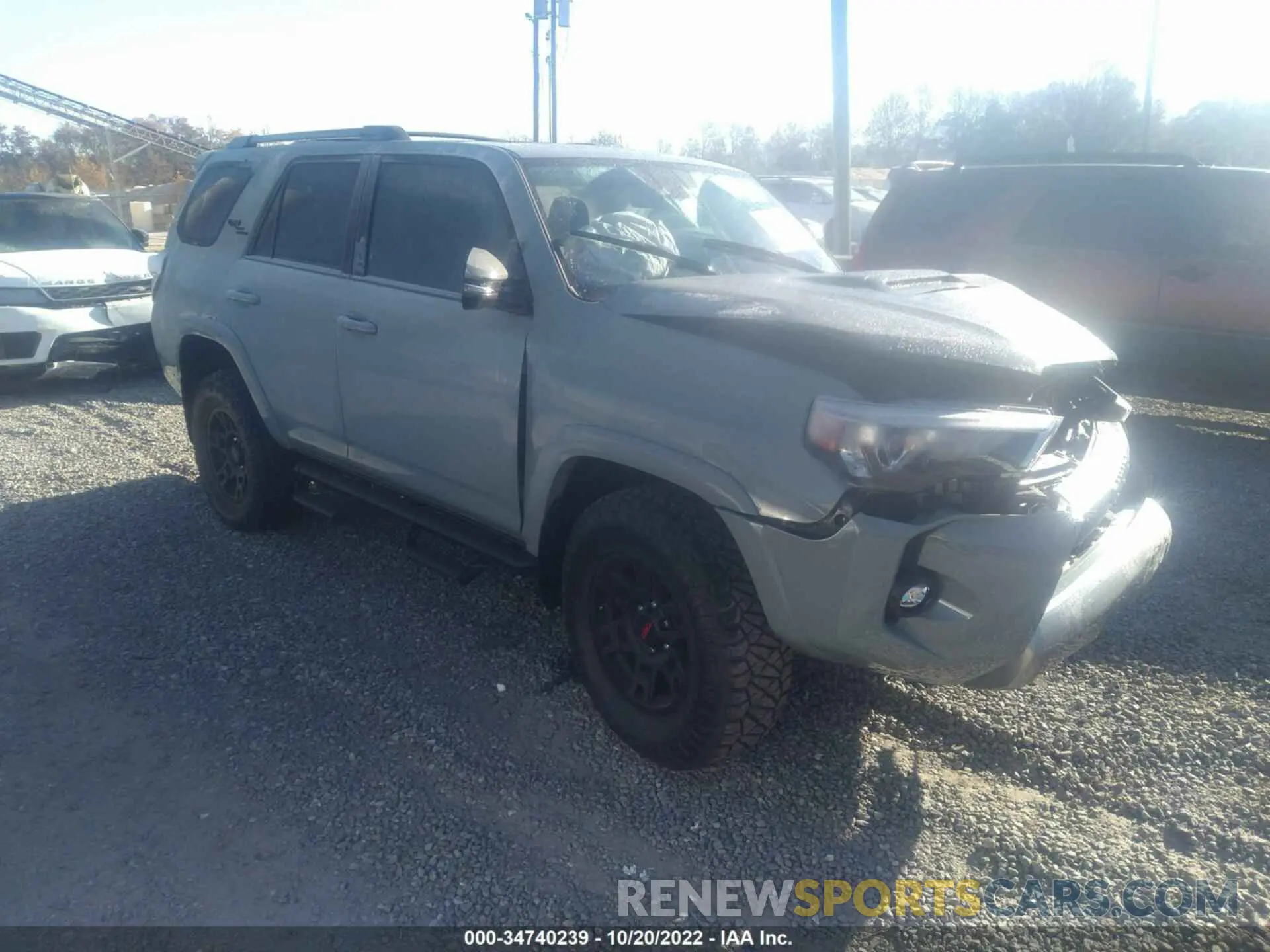 1 Photograph of a damaged car JTERU5JR8N6080721 TOYOTA 4RUNNER 2022