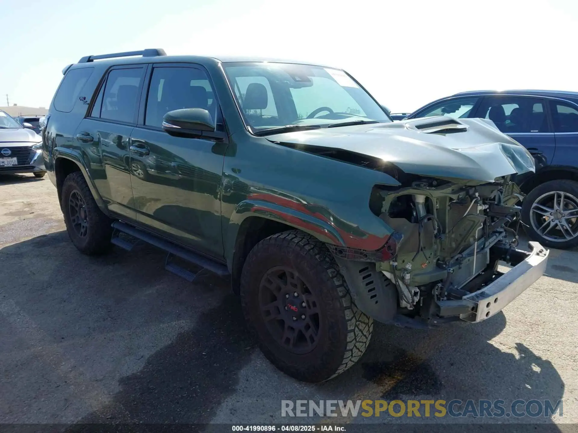 1 Photograph of a damaged car JTERU5JRXN6002036 TOYOTA 4RUNNER 2022