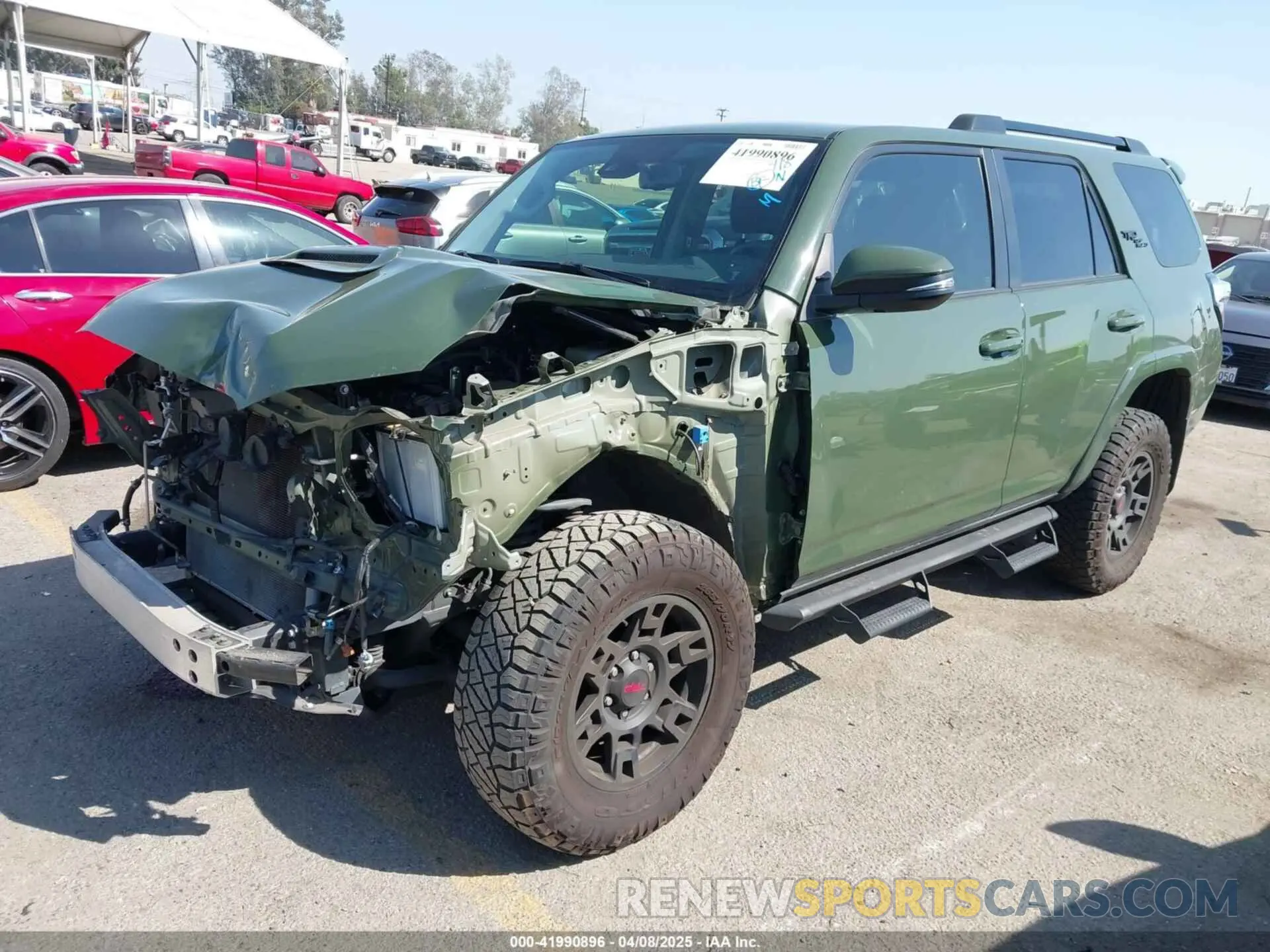 2 Photograph of a damaged car JTERU5JRXN6002036 TOYOTA 4RUNNER 2022