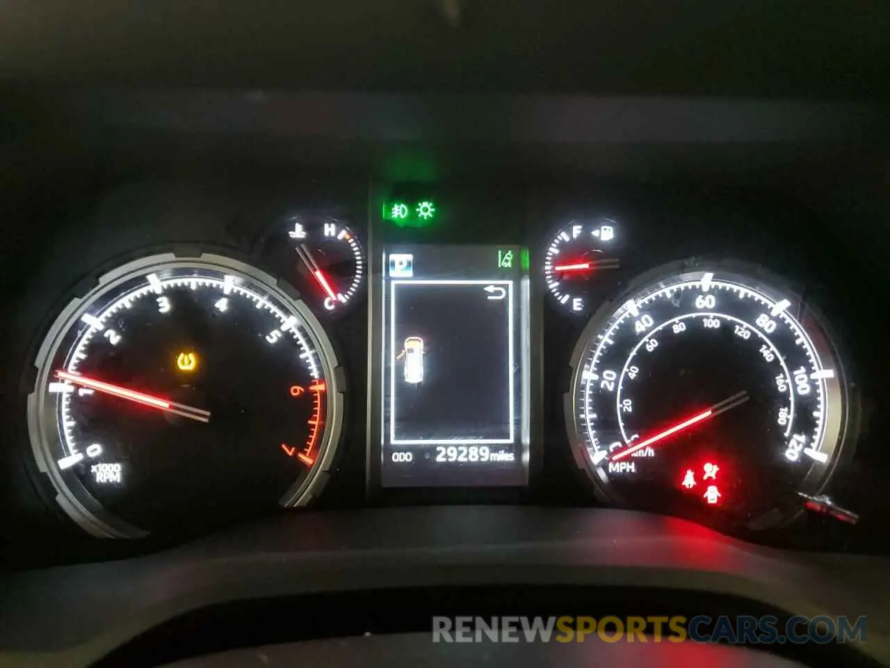 9 Фотография поврежденного автомобиля JTESU5JR3N6009430 TOYOTA 4RUNNER 2022