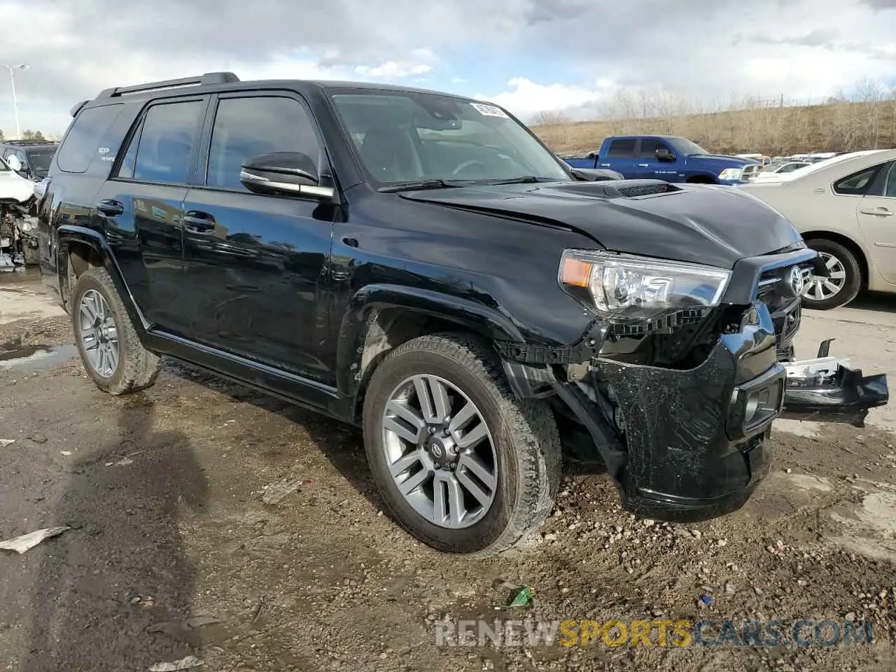 4 Фотография поврежденного автомобиля JTESU5JR4N5976439 TOYOTA 4RUNNER 2022