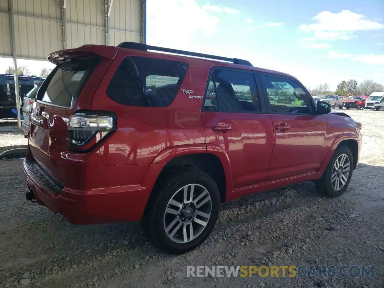 3 Photograph of a damaged car JTESU5JR7N6005168 TOYOTA 4RUNNER 2022