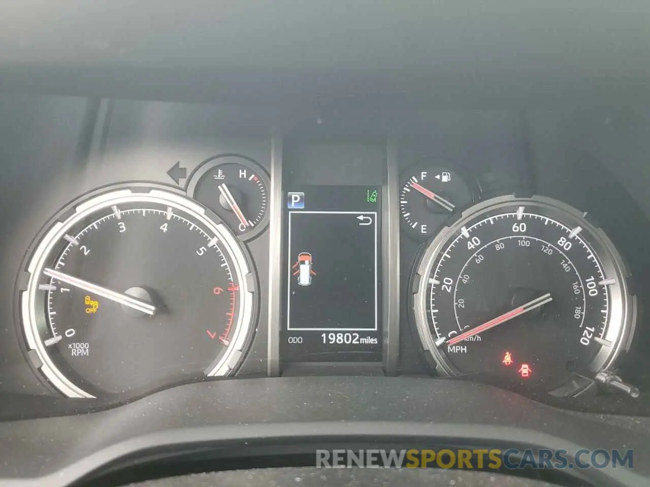 9 Фотография поврежденного автомобиля JTESU5JR7N6013979 TOYOTA 4RUNNER 2022