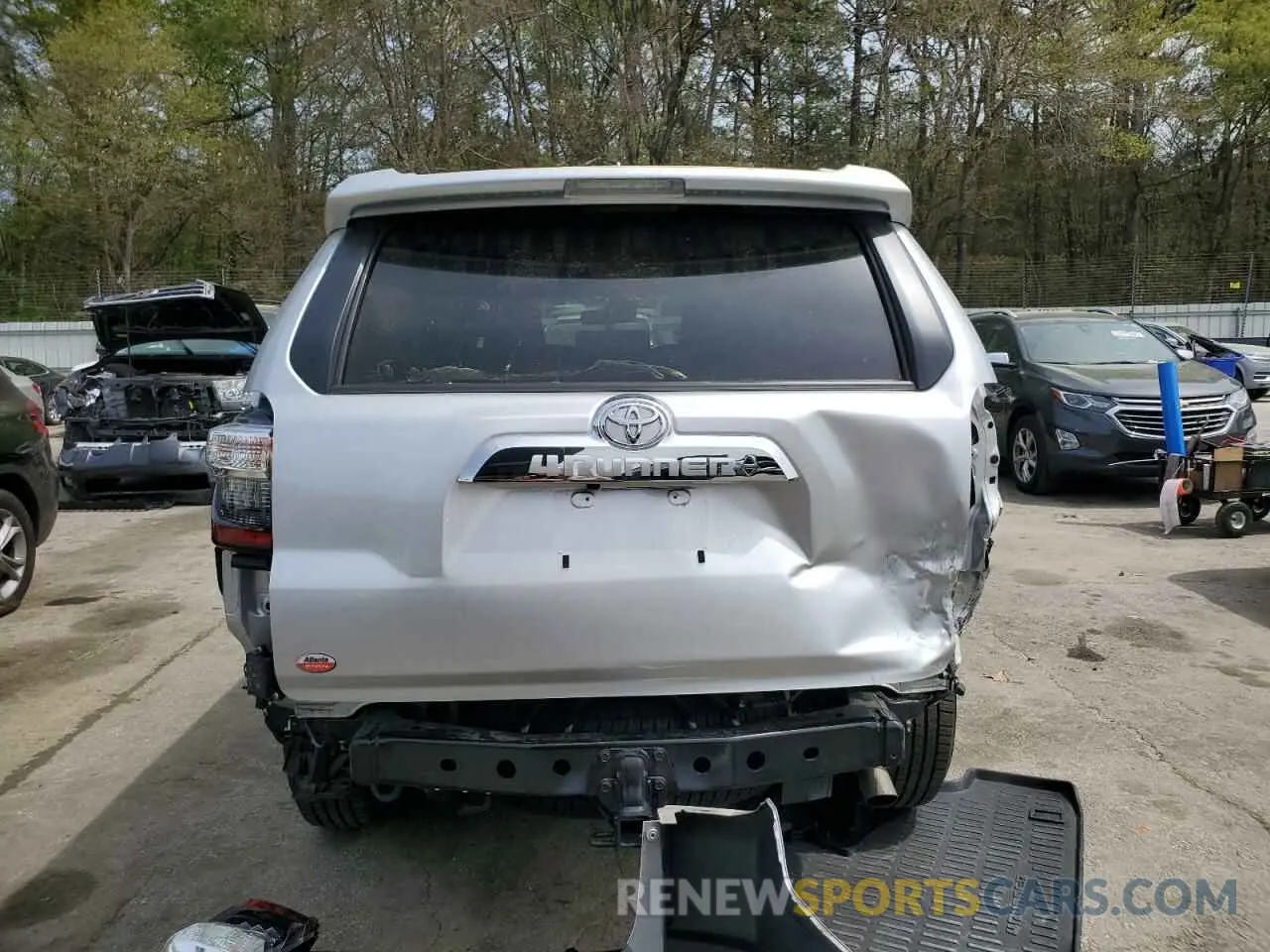 6 Photograph of a damaged car JTEDU5JR3P5290808 TOYOTA 4RUNNER 2023