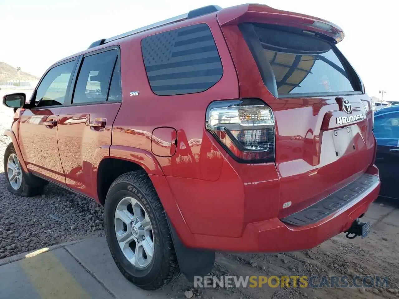 2 Photograph of a damaged car JTEEU5JR4P5296735 TOYOTA 4RUNNER 2023
