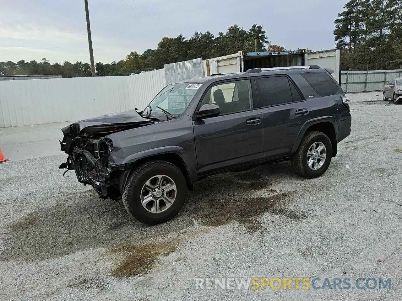 1 Photograph of a damaged car JTEEU5JR4P5297836 TOYOTA 4RUNNER 2023