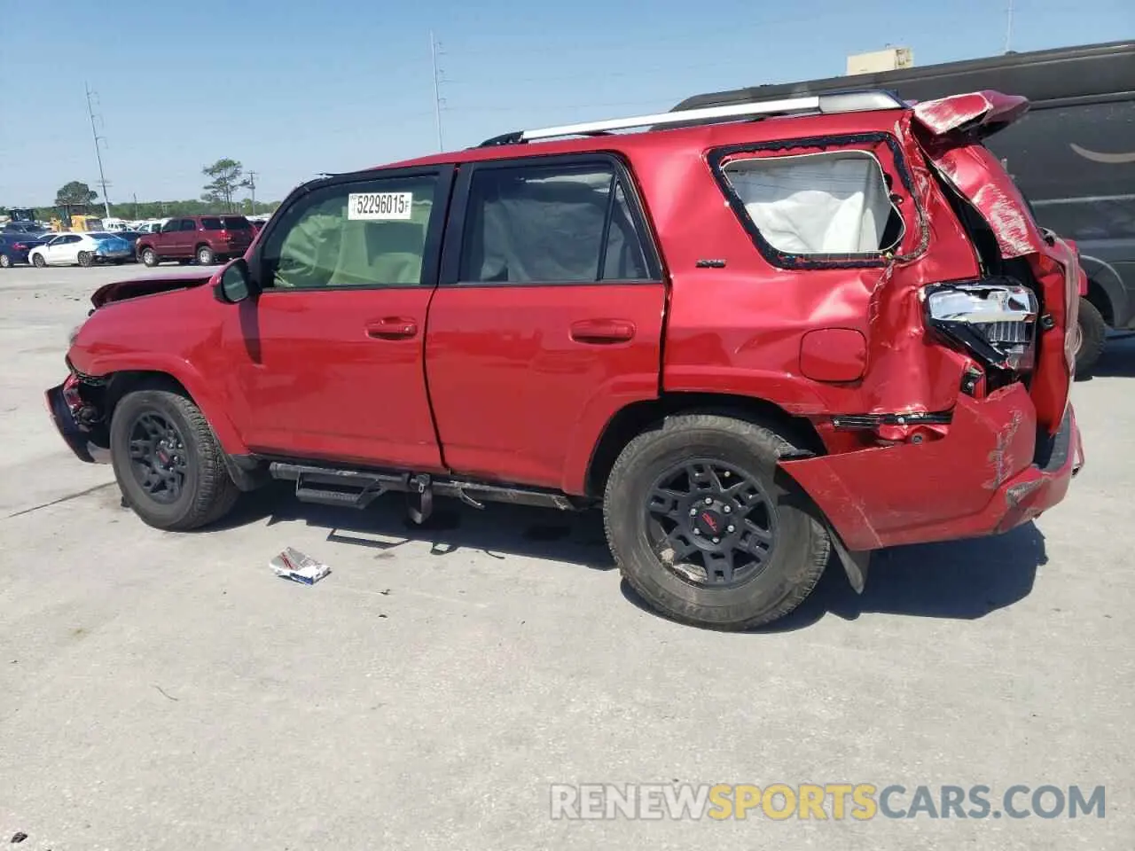 2 Photograph of a damaged car JTEEU5JR6P5293495 TOYOTA 4RUNNER 2023
