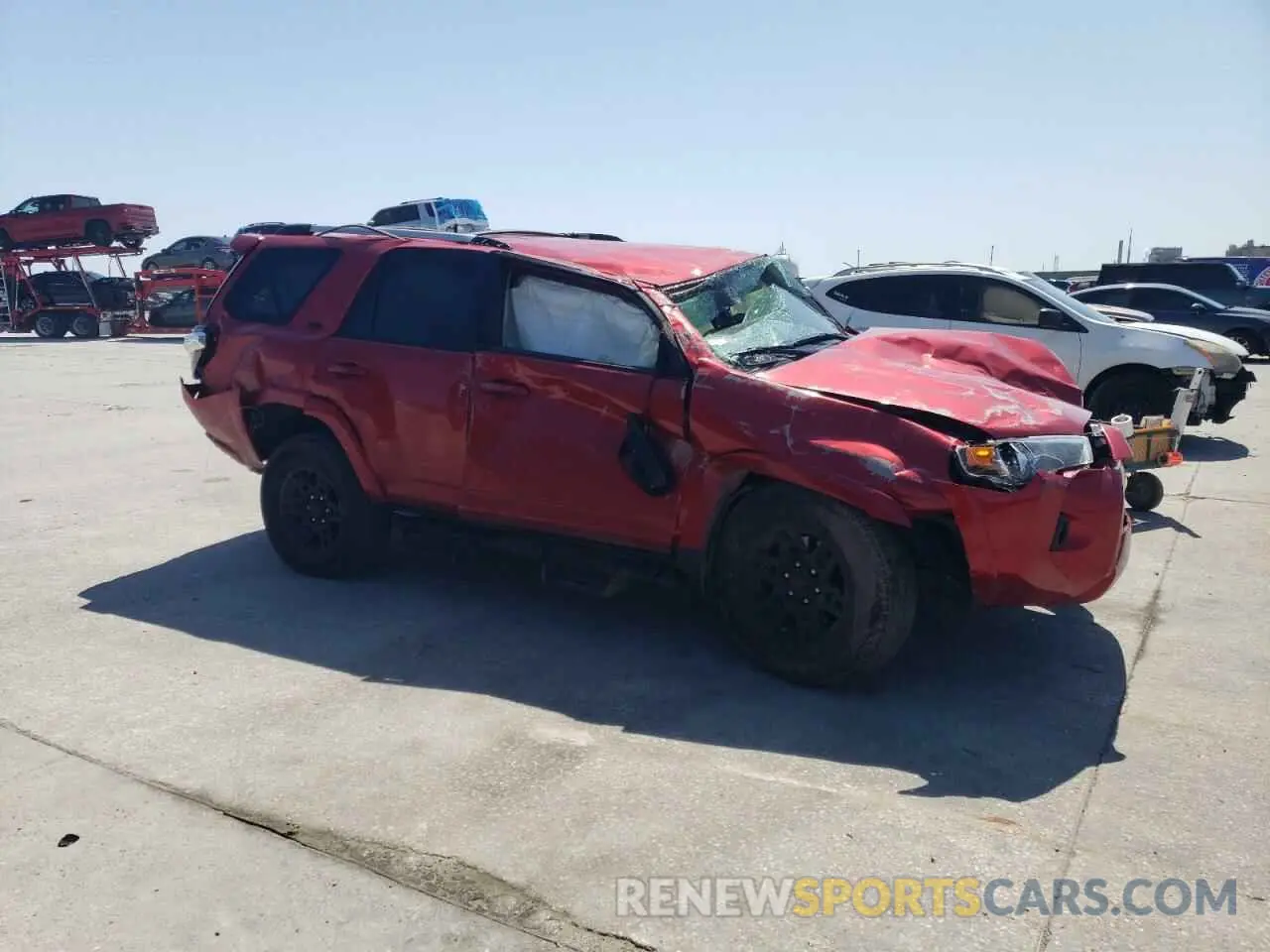 4 Photograph of a damaged car JTEEU5JR6P5293495 TOYOTA 4RUNNER 2023