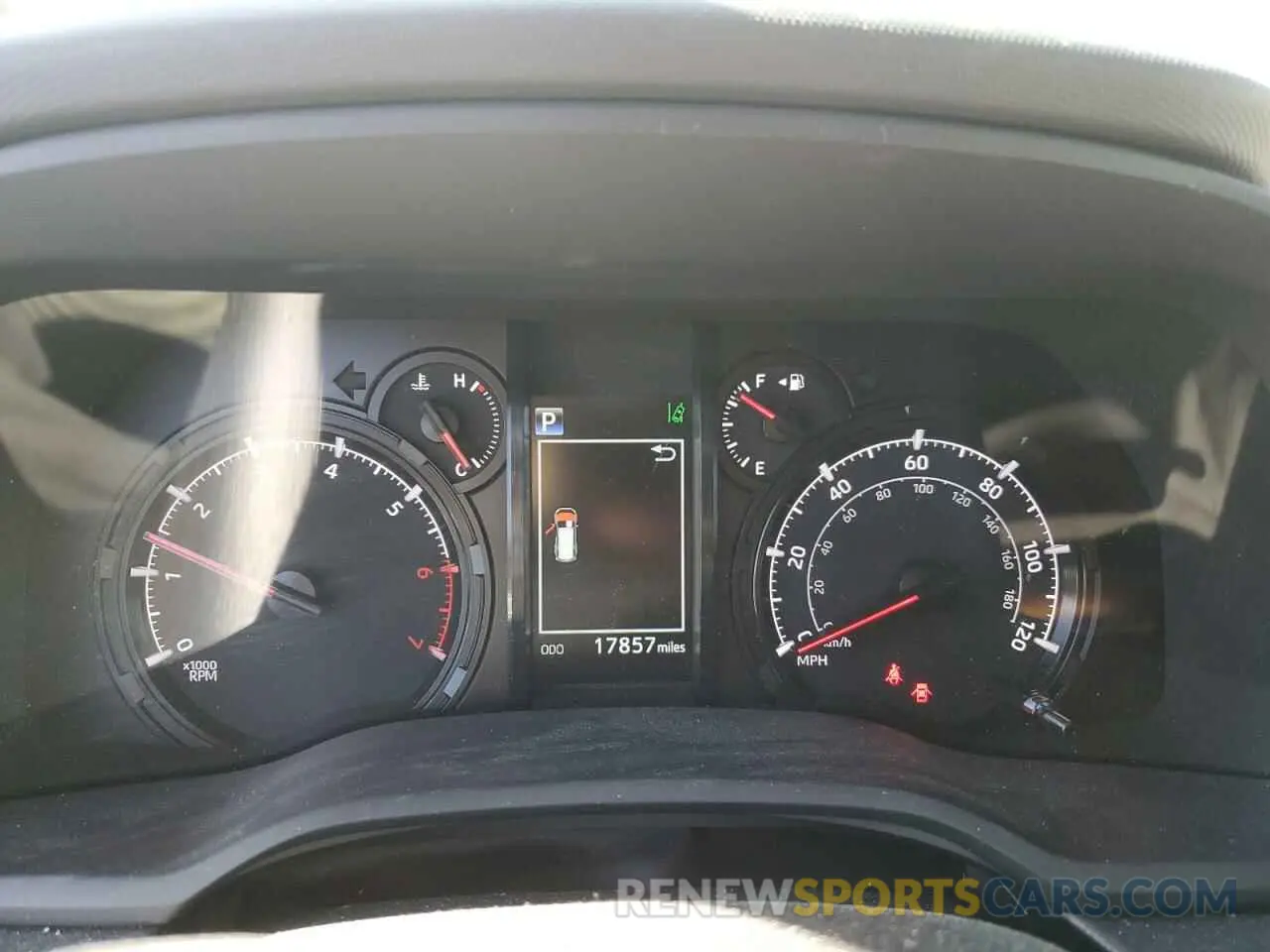 9 Фотография поврежденного автомобиля JTEEU5JR6P5304320 TOYOTA 4RUNNER 2023