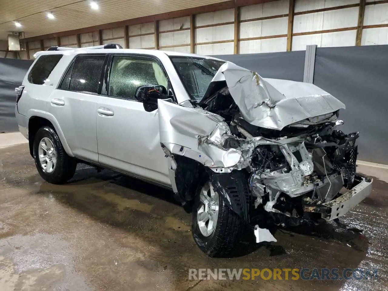4 Photograph of a damaged car JTEEU5JR7P5290010 TOYOTA 4RUNNER 2023