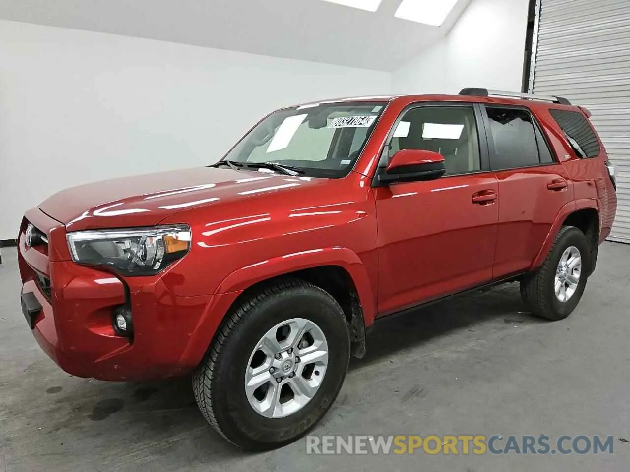 1 Photograph of a damaged car JTEEU5JR7P5300437 TOYOTA 4RUNNER 2023