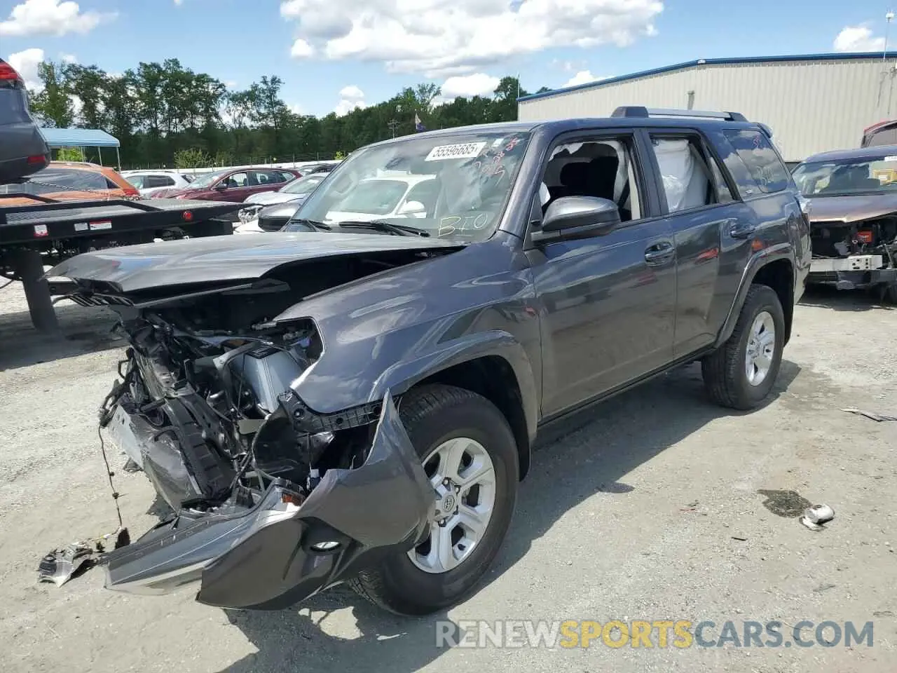 1 Photograph of a damaged car JTEEU5JR9P5286816 TOYOTA 4RUNNER 2023