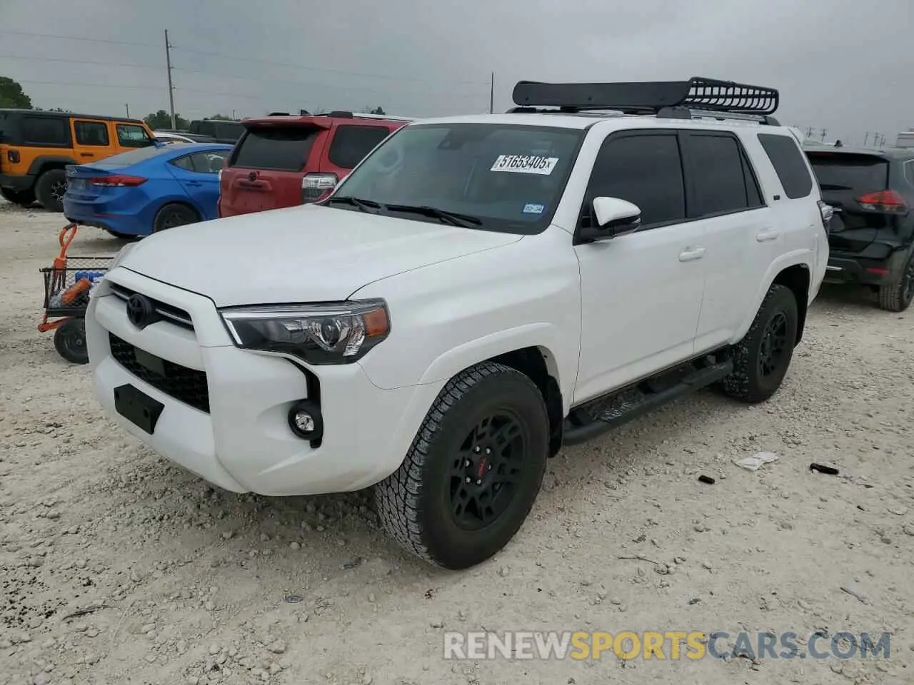 1 Photograph of a damaged car JTEFU5JR3P5298139 TOYOTA 4RUNNER 2023