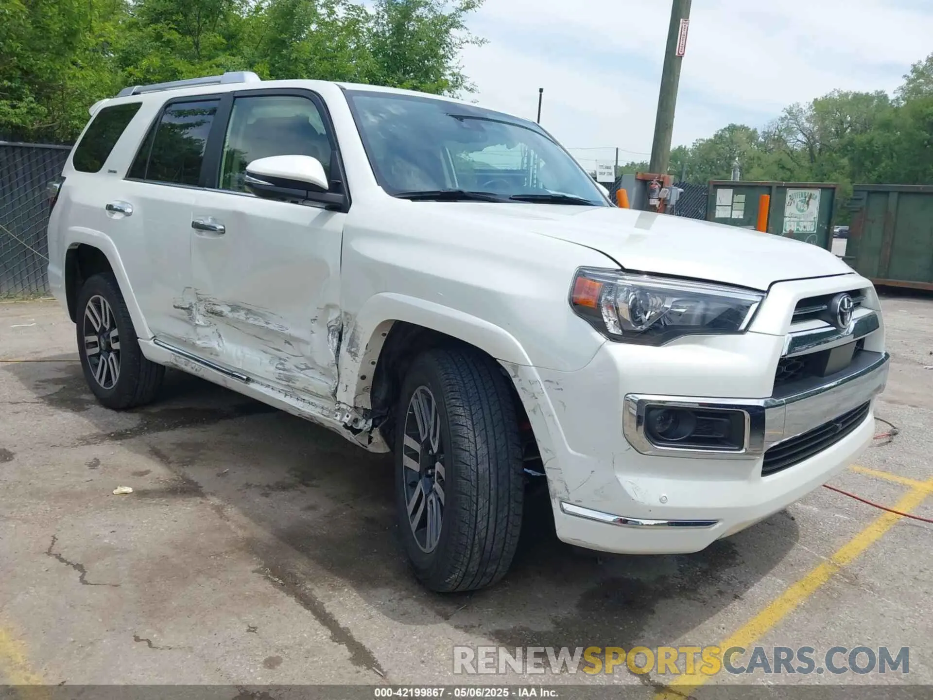 1 Photograph of a damaged car JTEKU5JR3P6148282 TOYOTA 4RUNNER 2023