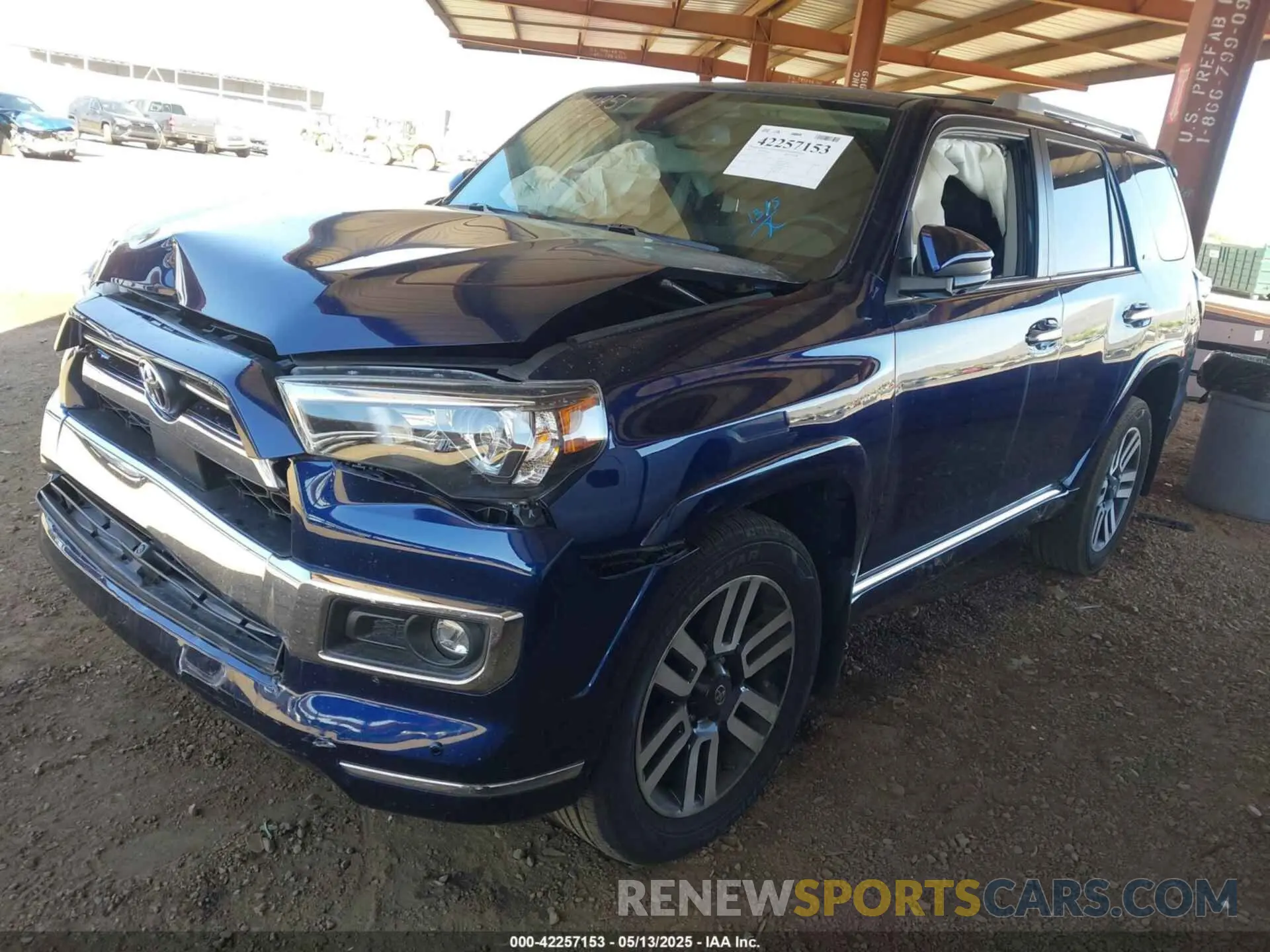 2 Фотография поврежденного автомобиля JTEKU5JR3P6161940 TOYOTA 4RUNNER 2023
