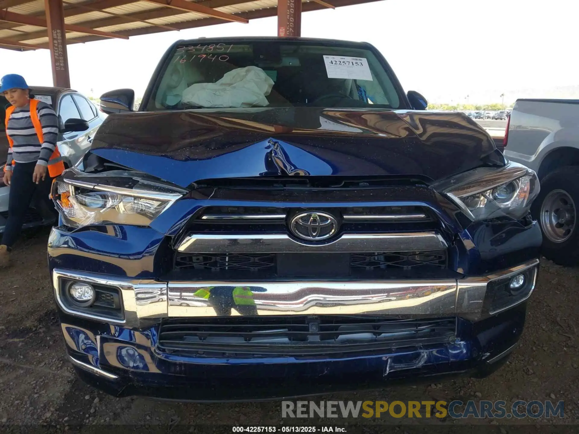6 Фотография поврежденного автомобиля JTEKU5JR3P6161940 TOYOTA 4RUNNER 2023