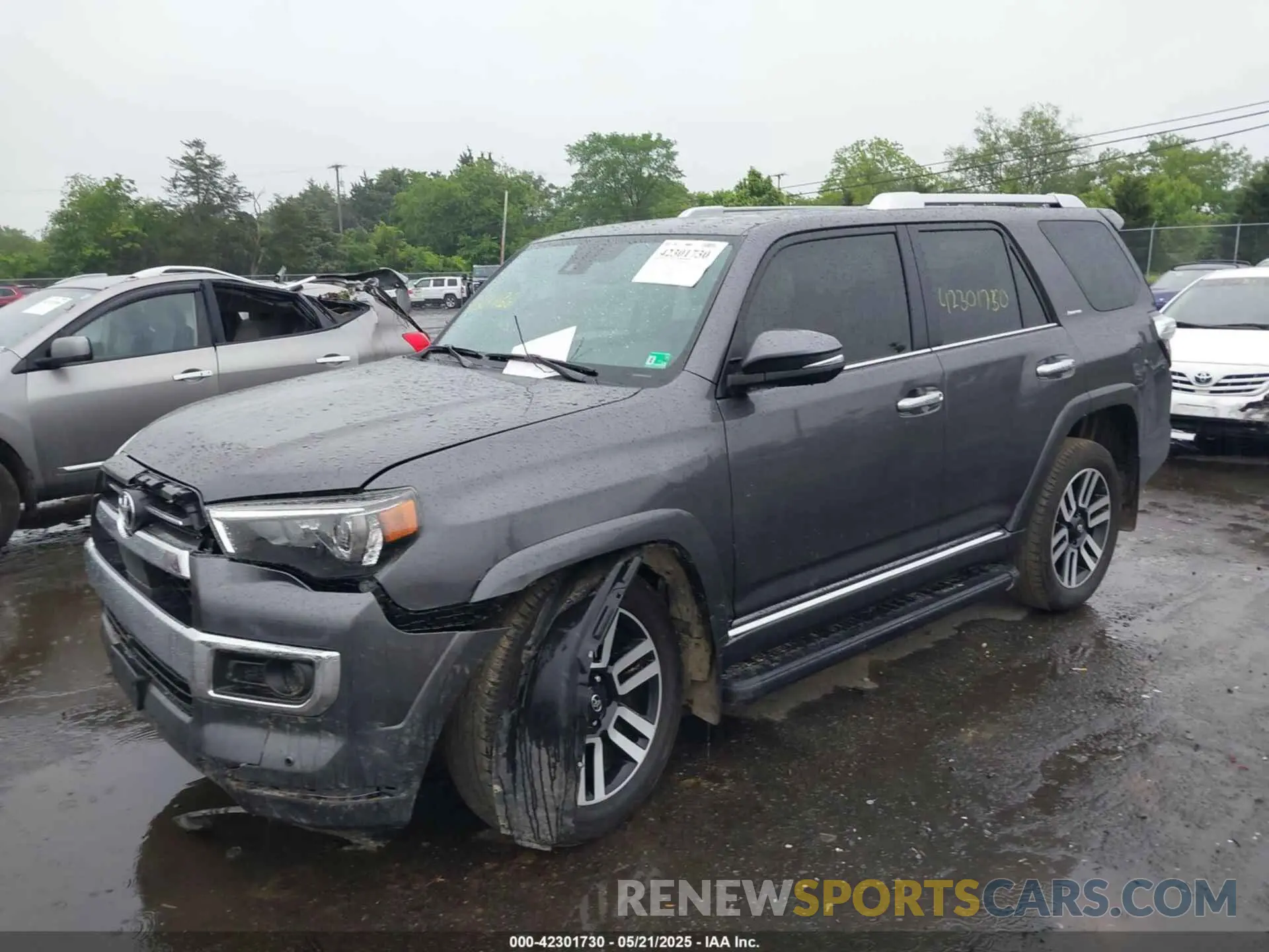 2 Photograph of a damaged car JTEKU5JR4P6141034 TOYOTA 4RUNNER 2023