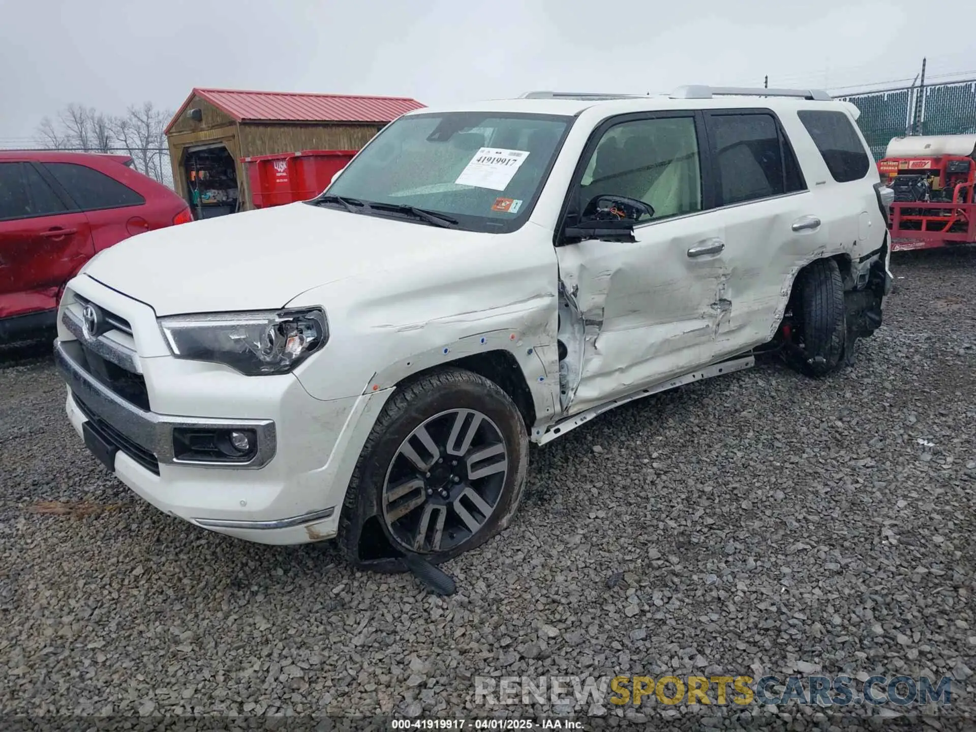 2 Photograph of a damaged car JTEKU5JR4P6168816 TOYOTA 4RUNNER 2023