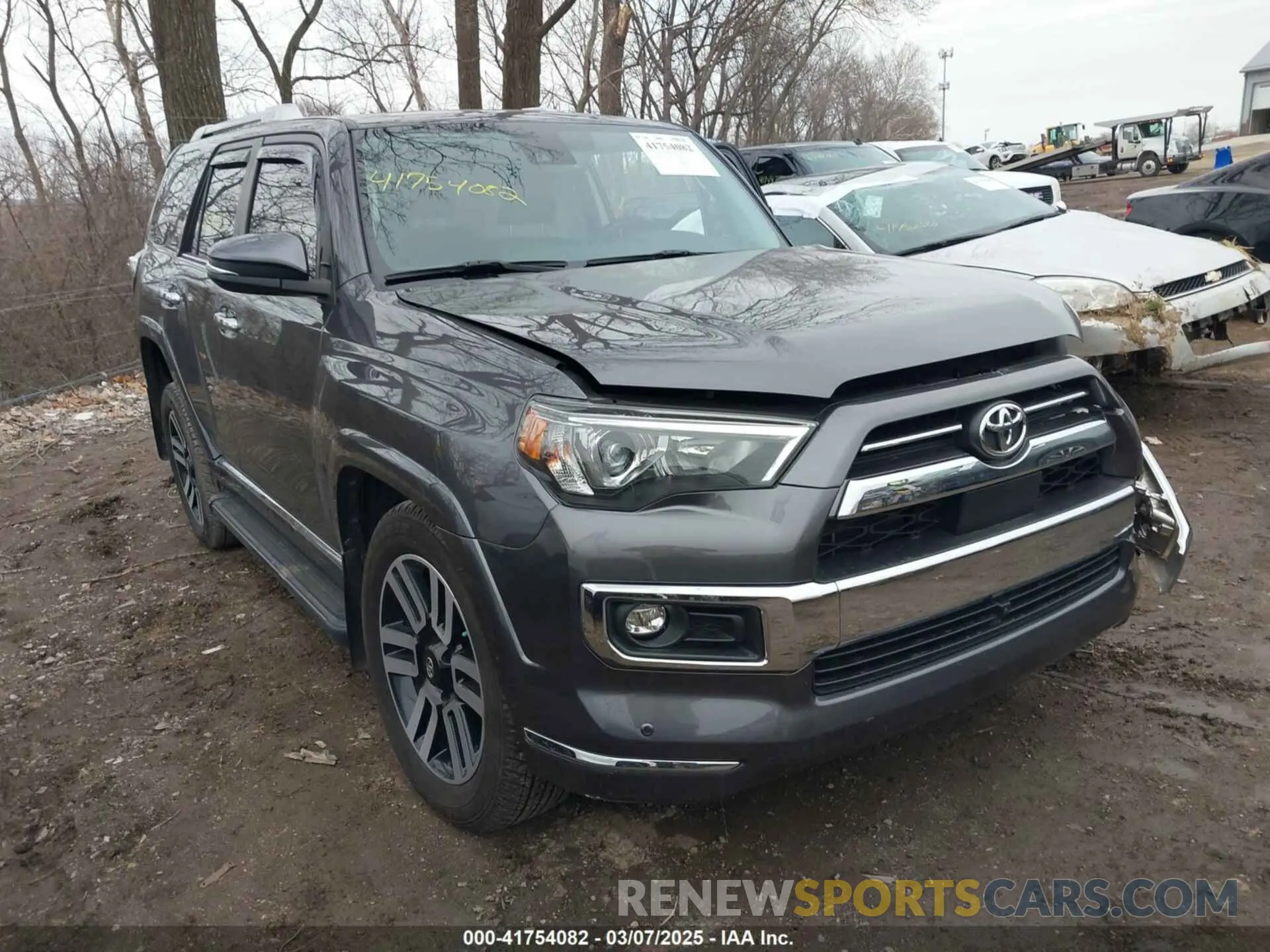 1 Photograph of a damaged car JTEKU5JR5P6110276 TOYOTA 4RUNNER 2023
