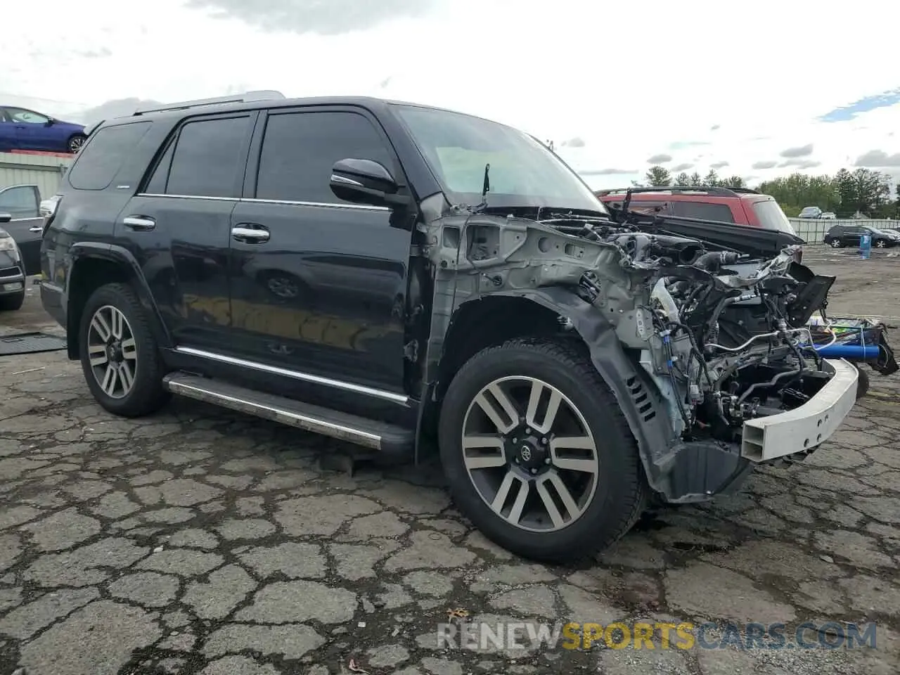 4 Фотография поврежденного автомобиля JTEKU5JR7P6200111 TOYOTA 4RUNNER 2023