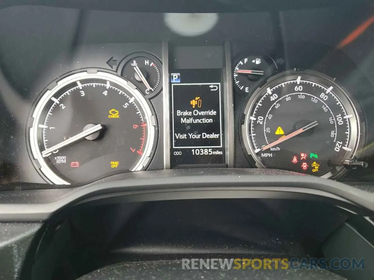 9 Фотография поврежденного автомобиля JTEKU5JR7P6200111 TOYOTA 4RUNNER 2023
