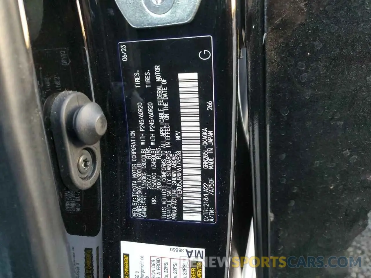 15 Фотография поврежденного автомобиля JTEKU5JRXP6179528 TOYOTA 4RUNNER 2023