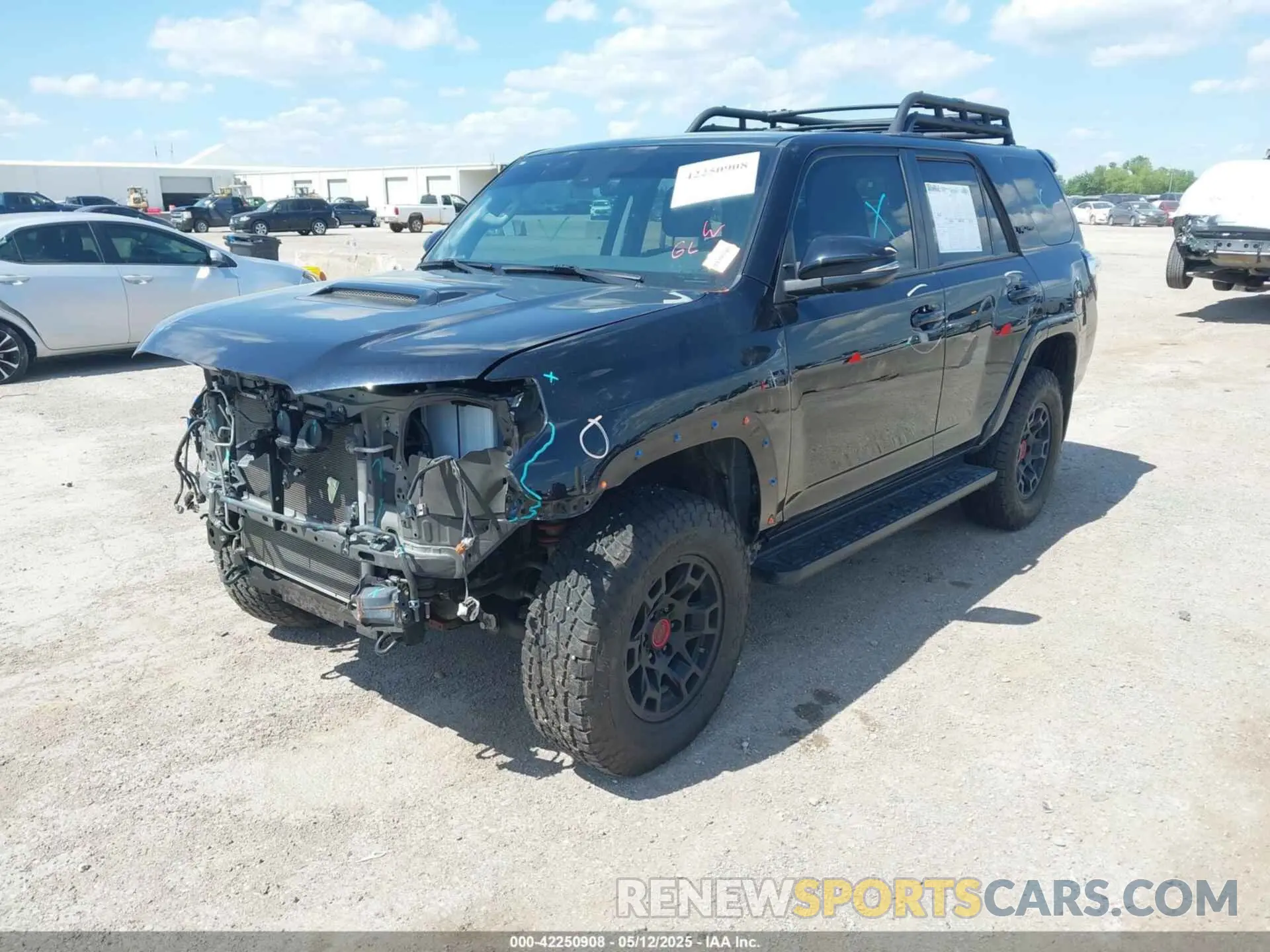 2 Photograph of a damaged car JTELU5JR5P6103476 TOYOTA 4RUNNER 2023